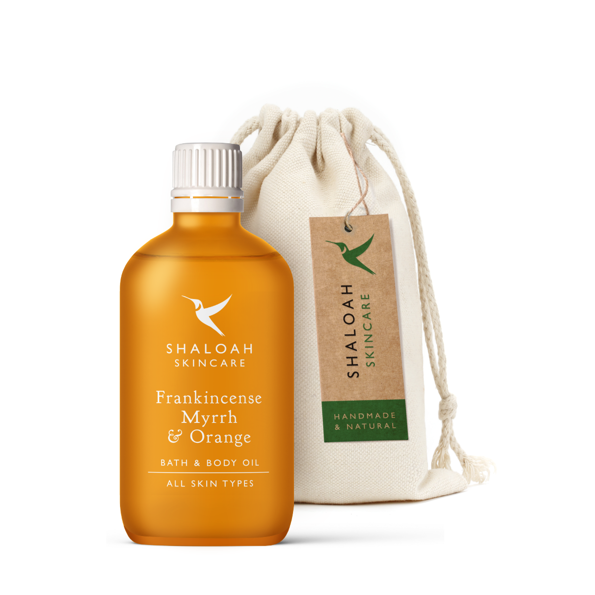 Orange, Frankincense & Myrrh Bath & Body Oil, Aromatherapy Massage Oil