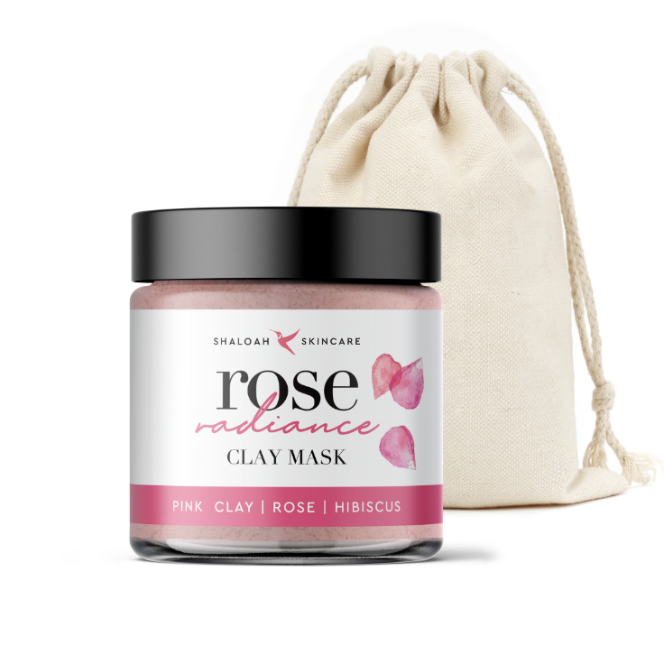 Rose Radiance Hydrating Clay Face Mask for Dry Sensitive Skin