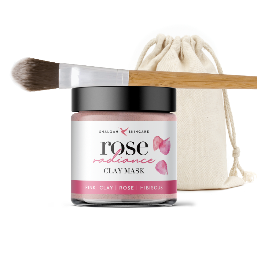 Rose Radiance Hydrating Clay Face Mask for Dry Sensitive Skin