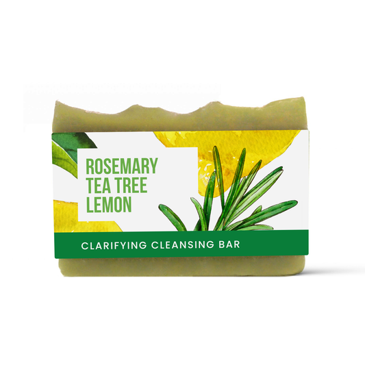 Tea Tree, Rosemary and Lemon Natural Soap Bar for Sensitive Skin