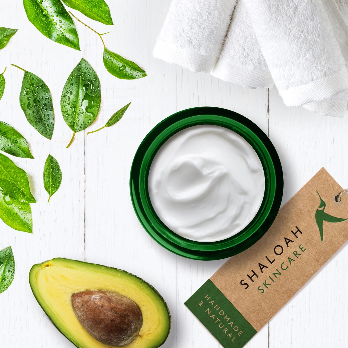 Green Tea & Avocado Radiance Night Cream – Hydrating Natural Face Cream