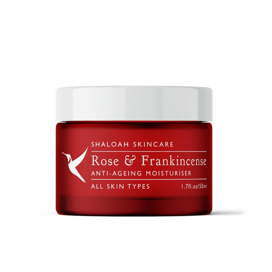 Rose Face Cream with Frankincense, Natural Anti-ageing Moisturiser