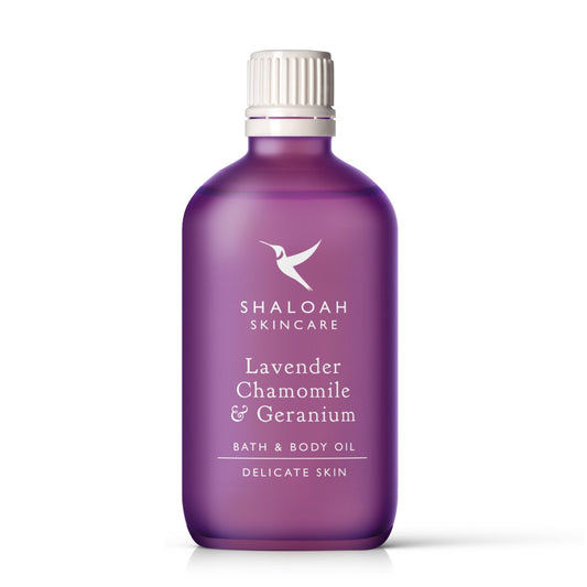 Lavender Bath, Body & Massage Oil - Aromatherapy for Relaxation