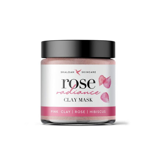 Rose Radiance Hydrating Clay Face Mask for Dry Sensitive Skin