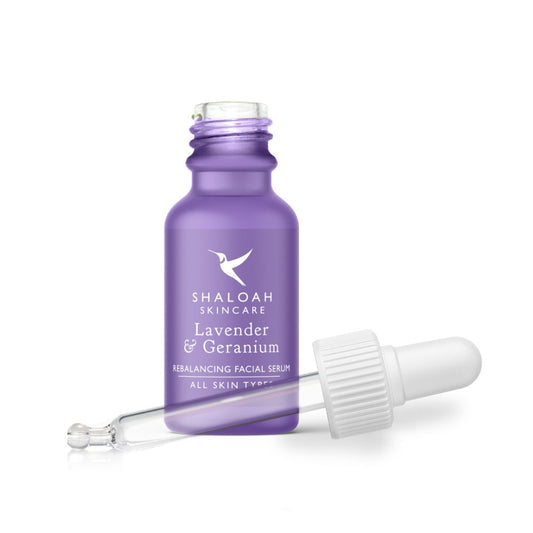 Geranium & Lavender Face Oil - Natural Face Serum for Combination Skin
