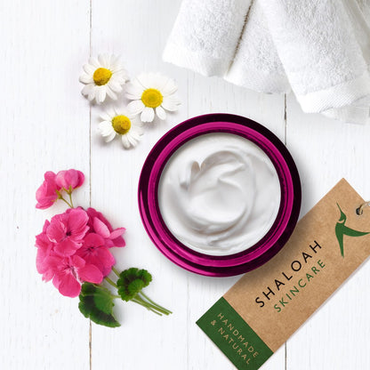 Geranium & Chamomile Face Cream, Gentle Moisturiser for Sensitive Skin